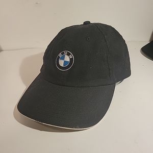 BMW Logo Black Baseball Cap Adjustable Strap